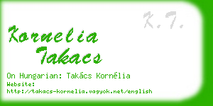 kornelia takacs business card
