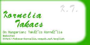 kornelia takacs business card